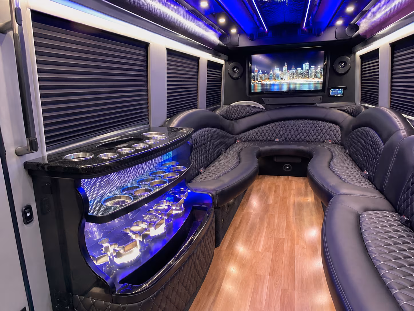 corporate party bus rental