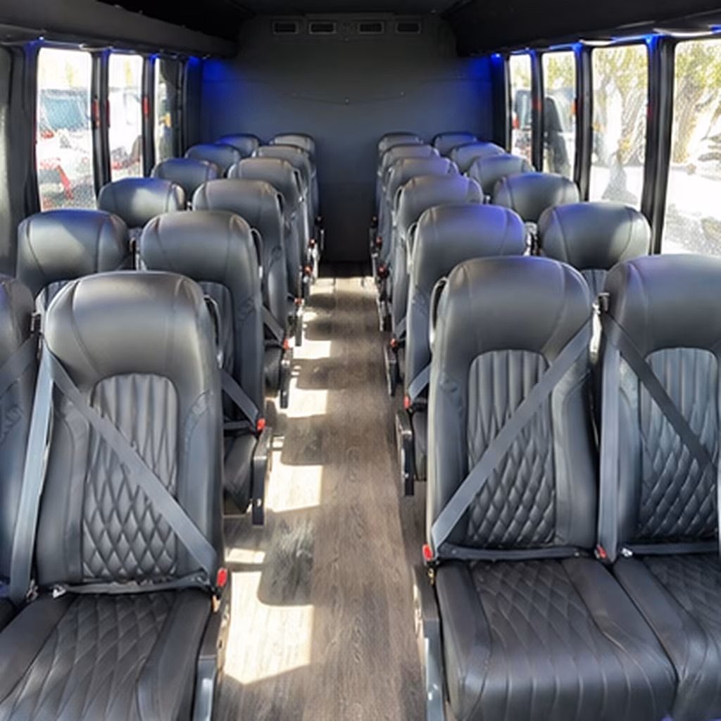 does the date or day of the week change what a bus rental costs in sanford