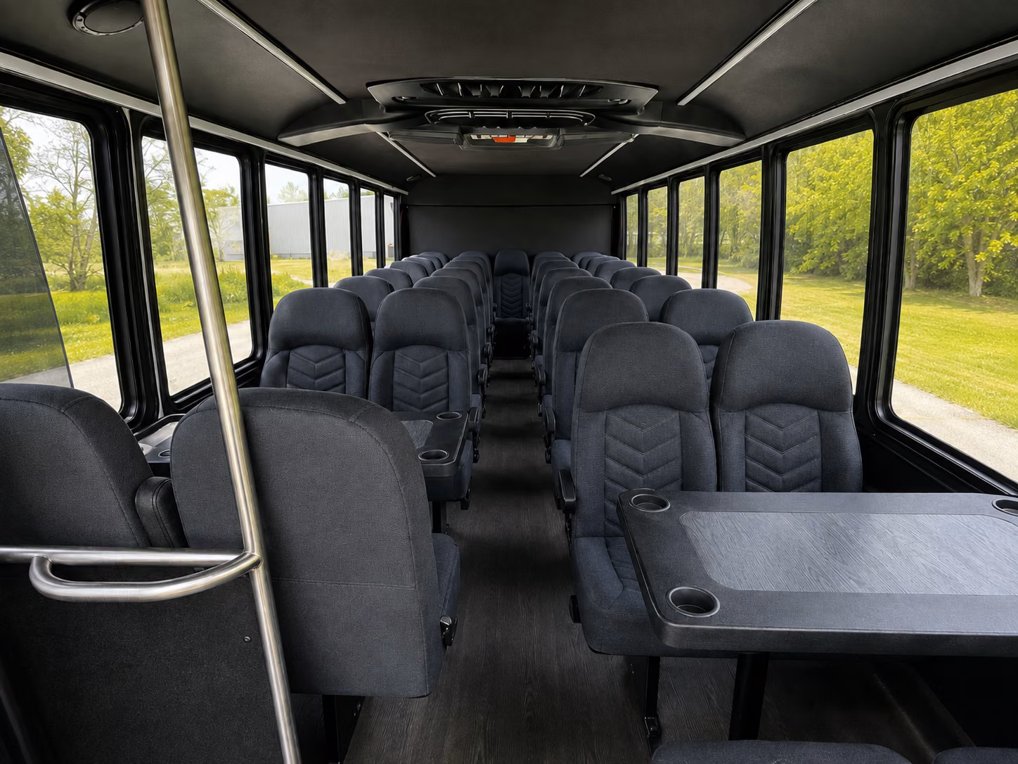 sanford 18 passenger minibus interior
