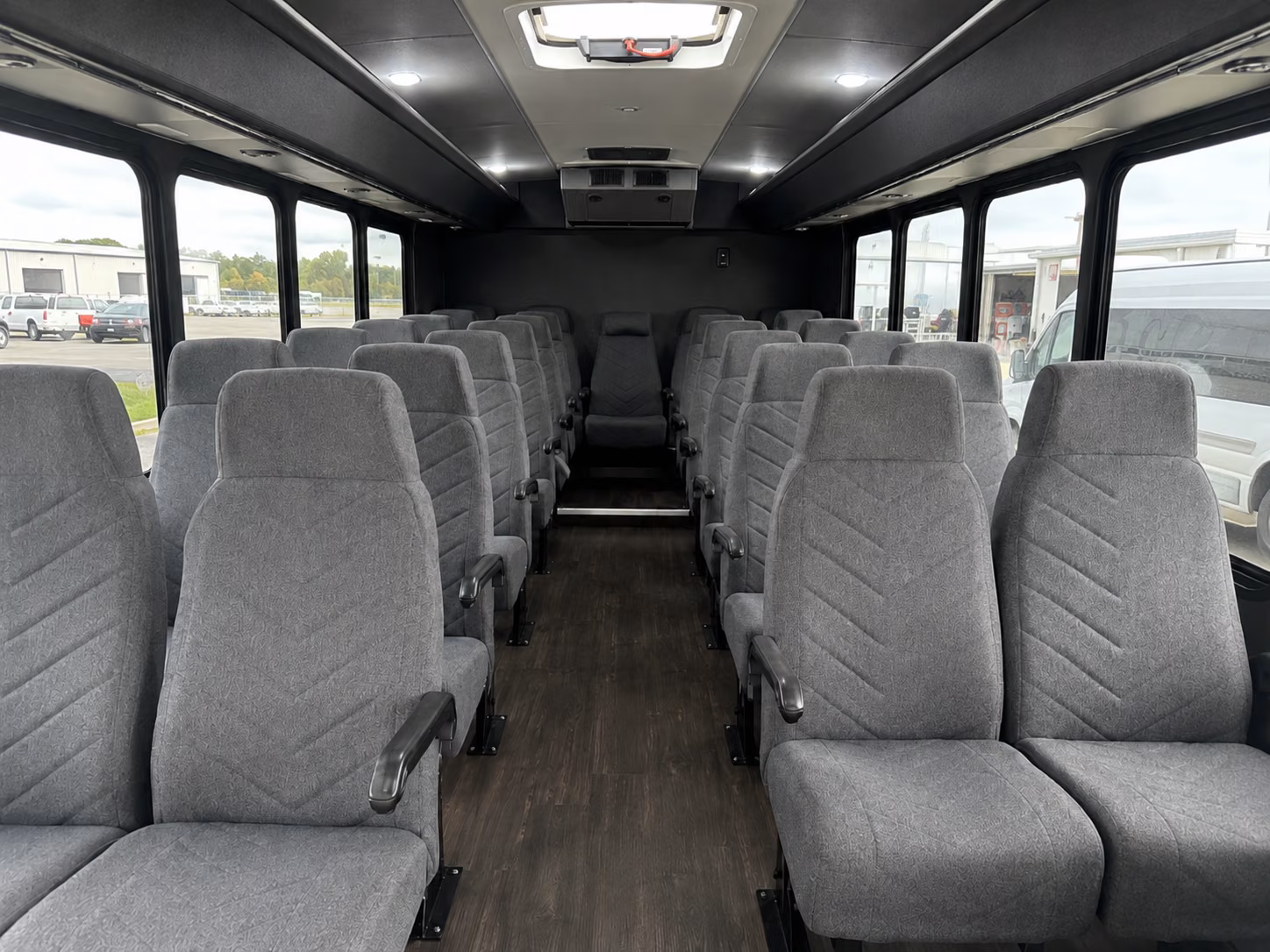 sanford 20 passenger minibus inside