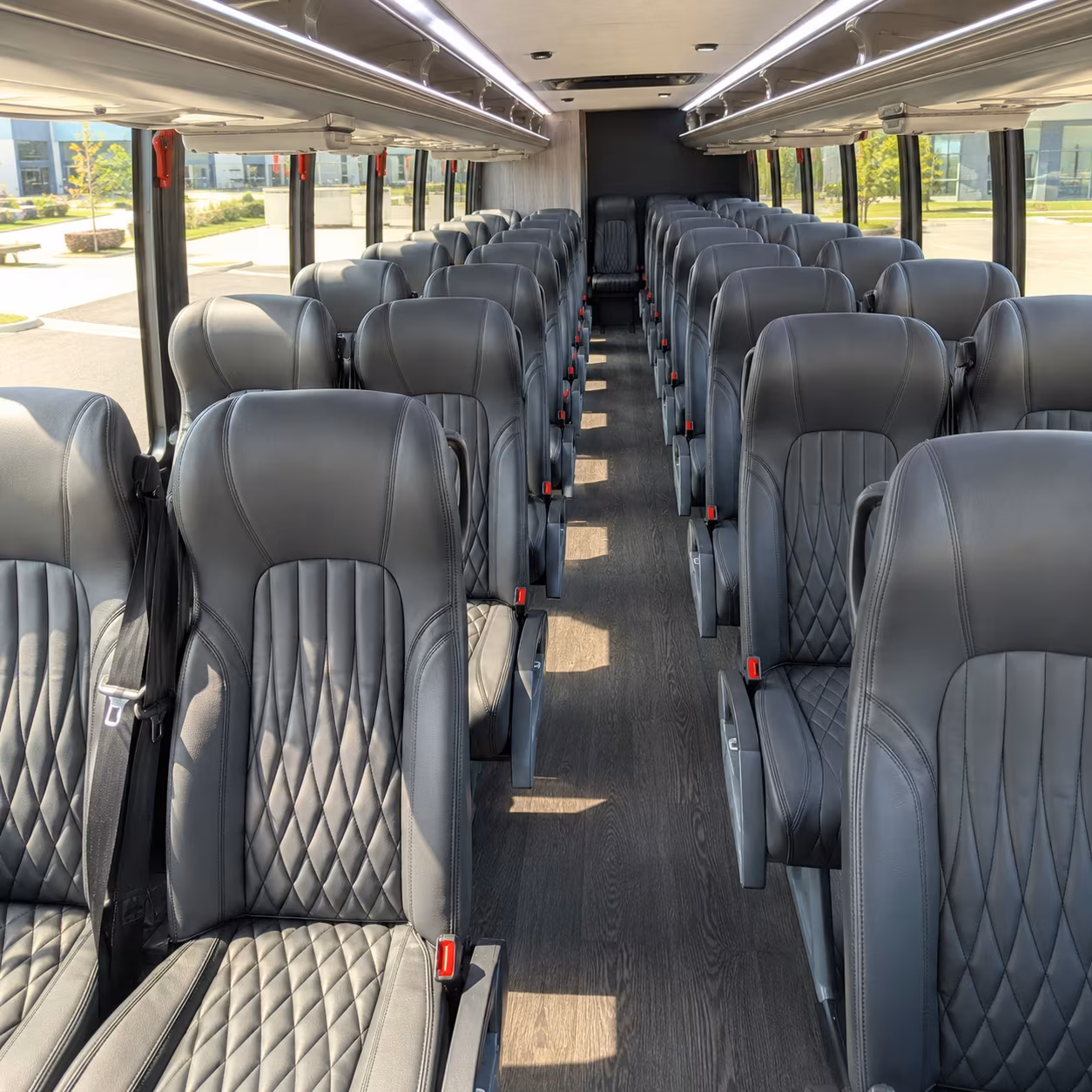 sanford 30 passenger minibus inside