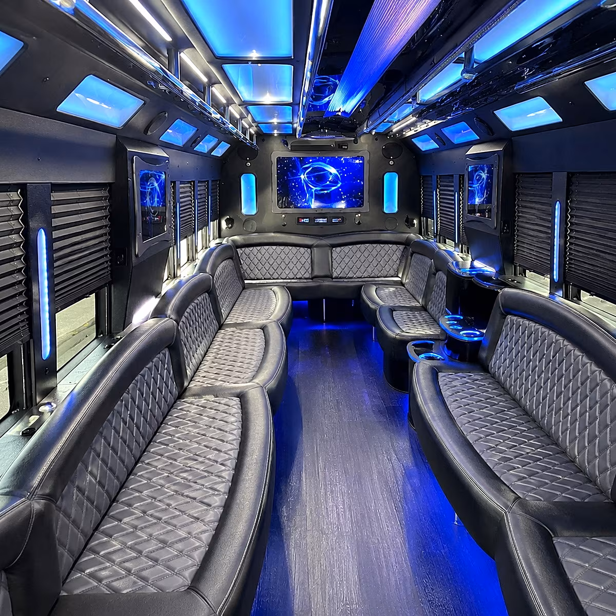 sanford party bus interior