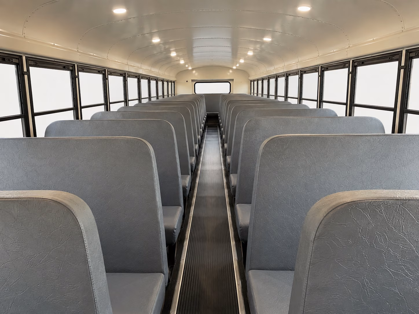 sanford school bus inside