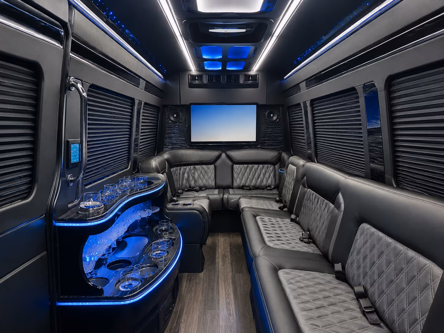 sanford sprinter limousine interior