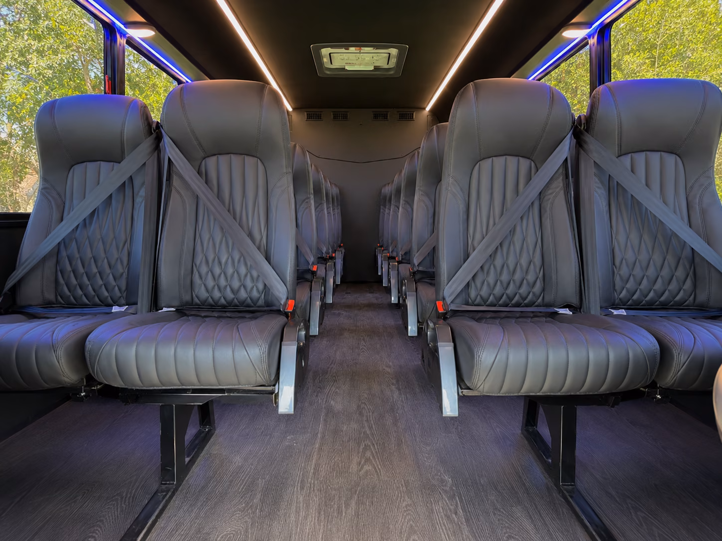 sanford wedding transportation onboard seating