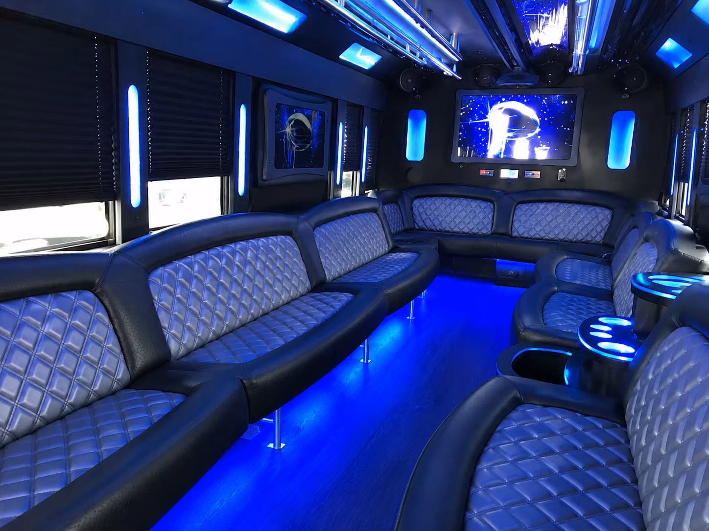 sanfords historic downtown district party bus rental