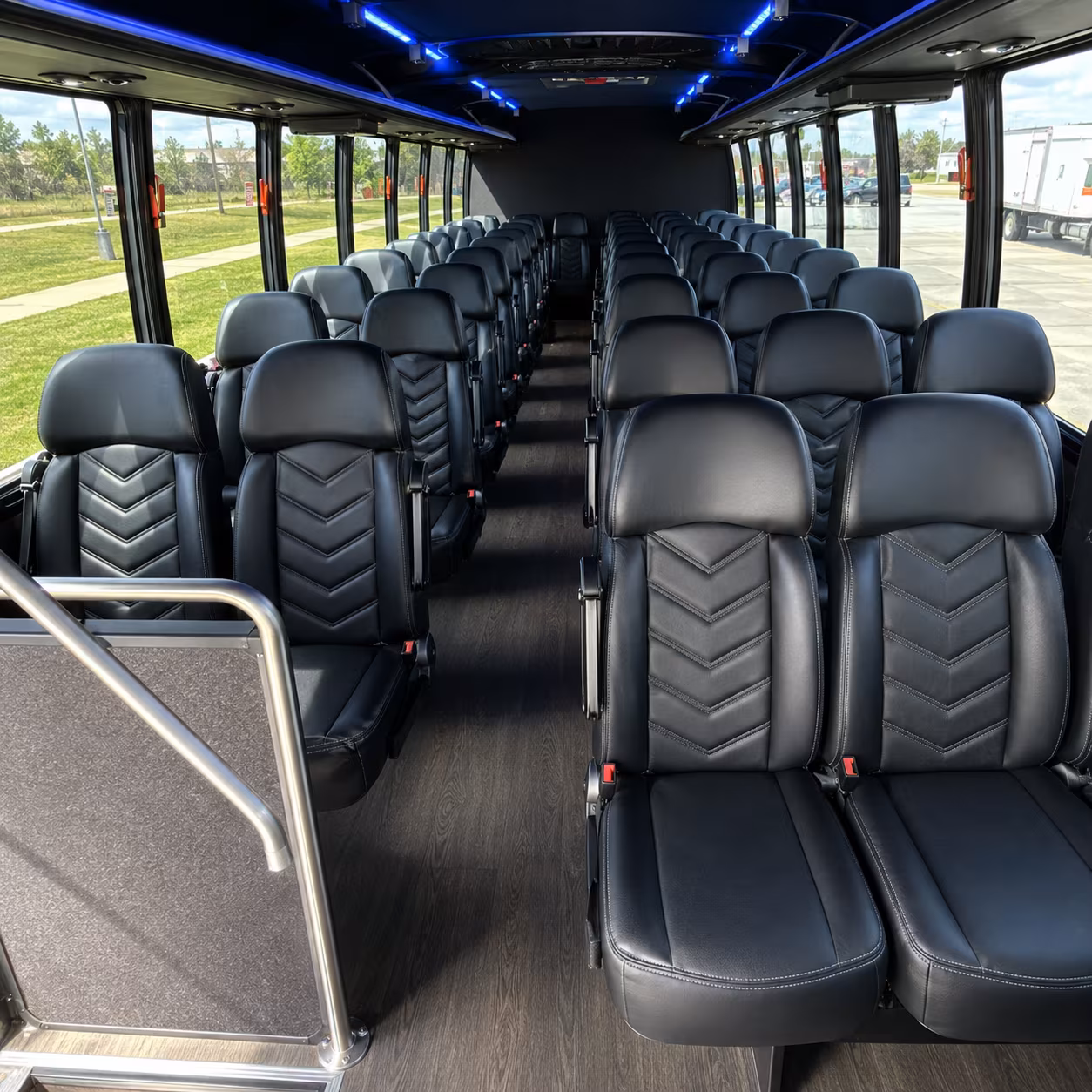 shuttle buses for sanford wedding guests between hotels and your venue